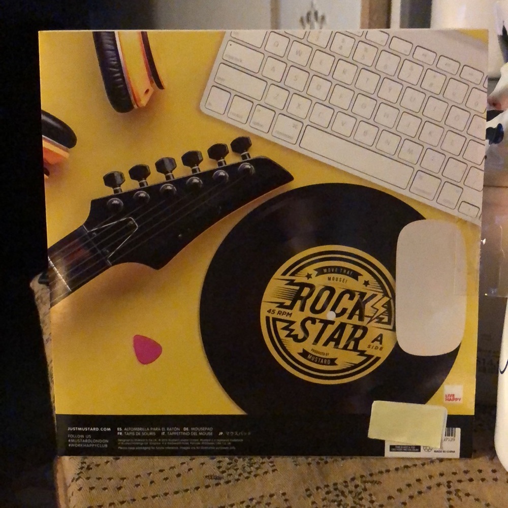 Record Mouse Pad 45RPM ROCK STAR - Picture 4 of 6